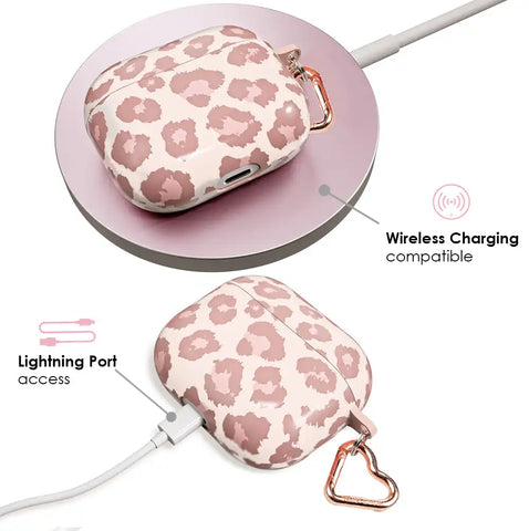 Blush Leopard AirPod Case
