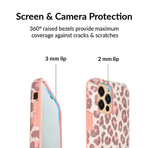 Blush Leopard iPhone Case