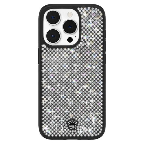 Black Caviar Crystals iPhone Case