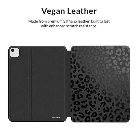 Black Leopard iPad Case