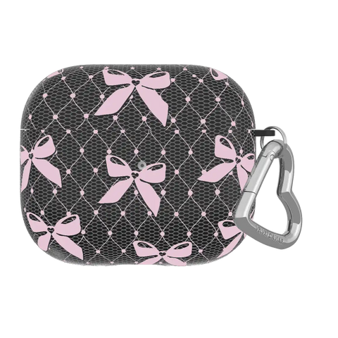 Lacy Pink Bows AirPod Case