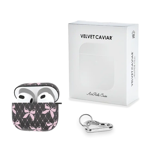 Lacy Pink Bows AirPod Case