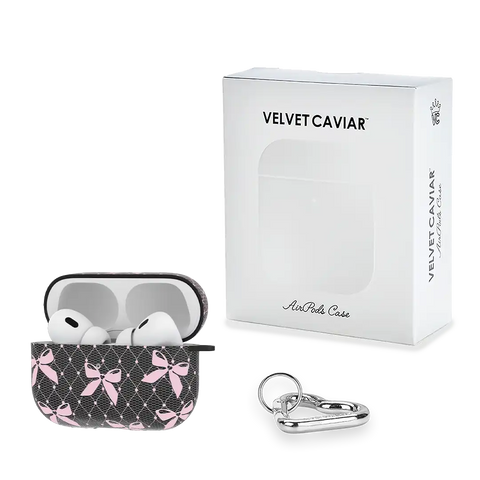 Lacy Pink Bows AirPod Case