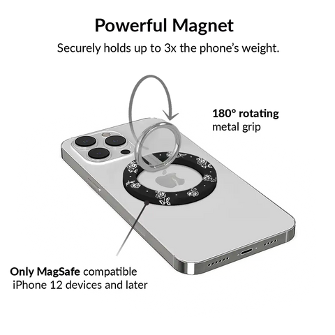 Vintage Roses MagSafe Grip Ring