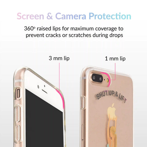 Shut Up & Lift iPhone Case Blonde Hair