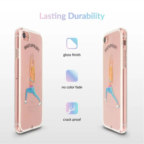 Shut Up & Lift iPhone Case Blonde Hair