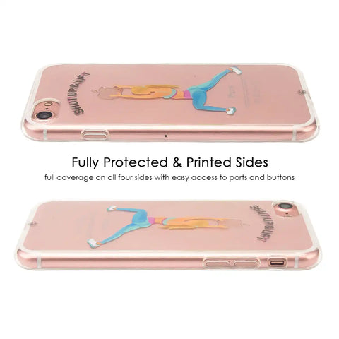 Shut Up & Lift iPhone Case Blonde Hair