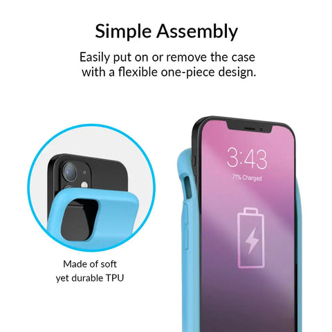Pastel Tie Dye iPhone Charging Case
