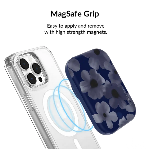 Midnight Blossom Portable MagSafe Charger Power Pack