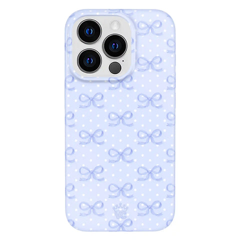 Lovely Blue Bows iPhone Case