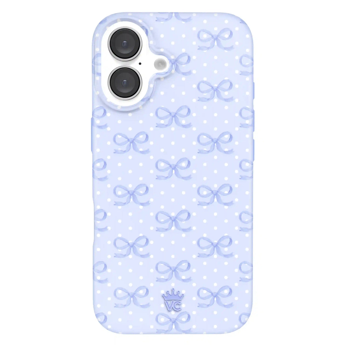 Lovely Blue Bows iPhone Case