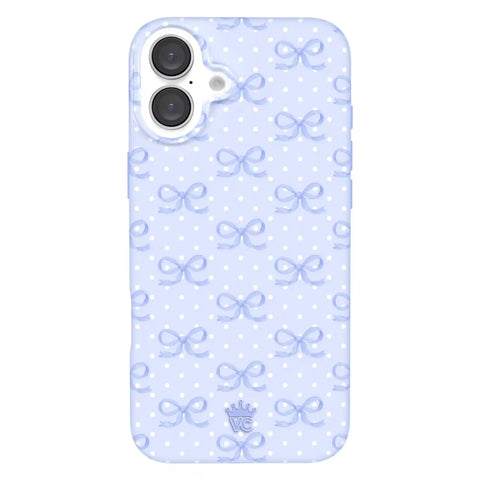 Lovely Blue Bows iPhone Case