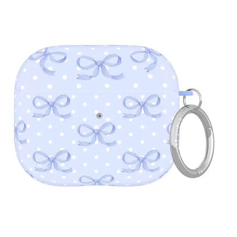 Lovely Blue Bows AirPod Case