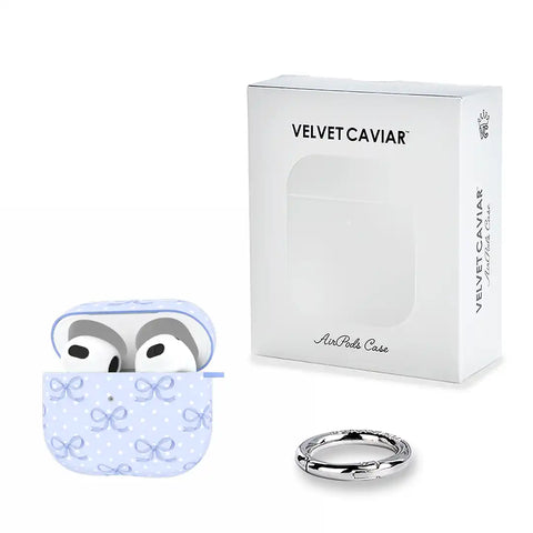 Lovely Blue Bows AirPod Case