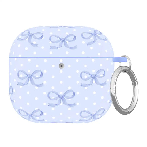 Lovely Blue Bows AirPod Case
