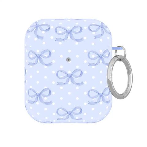 Lovely Blue Bows AirPod Case