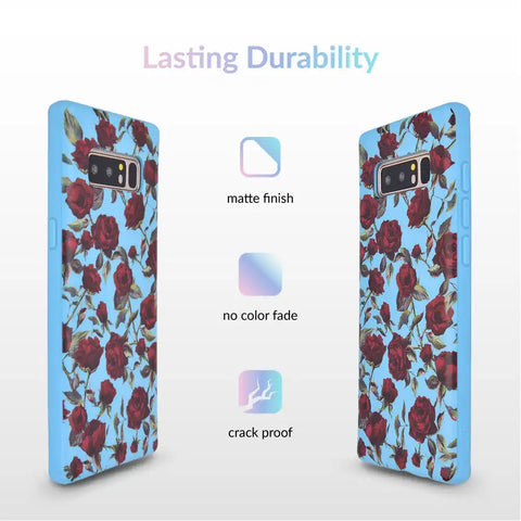 Blue Roses Floral Samsung Galaxy Case