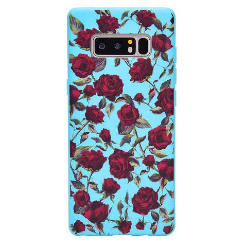 Blue Roses Floral Samsung Galaxy Case