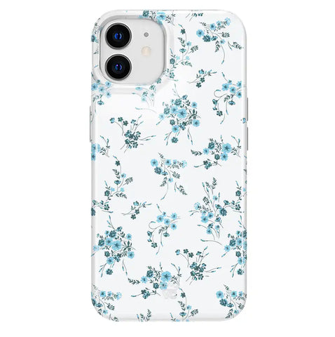 French Blue Floral iPhone Case