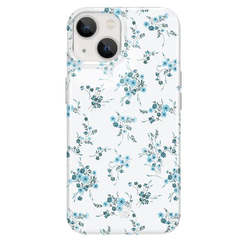 French Blue Floral iPhone Case