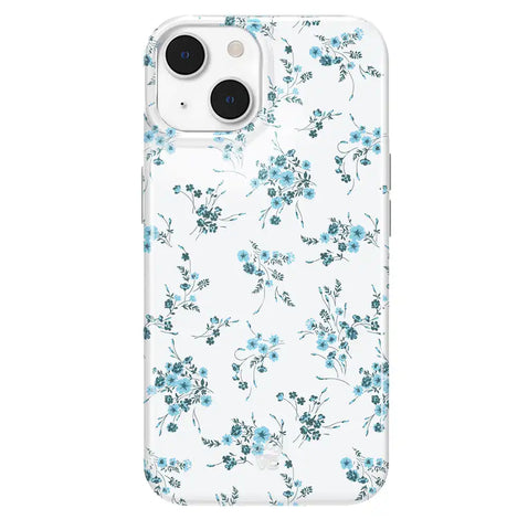 French Blue Floral iPhone Case