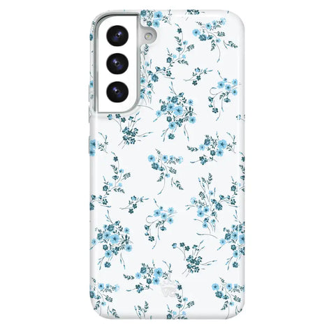 French Blue Floral Samsung Case