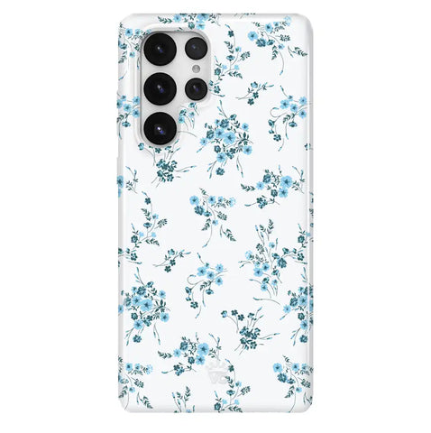 French Blue Floral Samsung Case