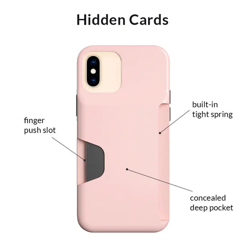 Light Pink iPhone Wallet Case