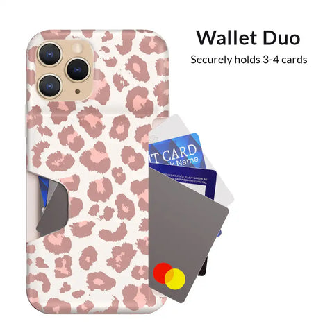 Blush Leopard iPhone Wallet Case