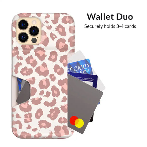 Blush Leopard iPhone Wallet Case