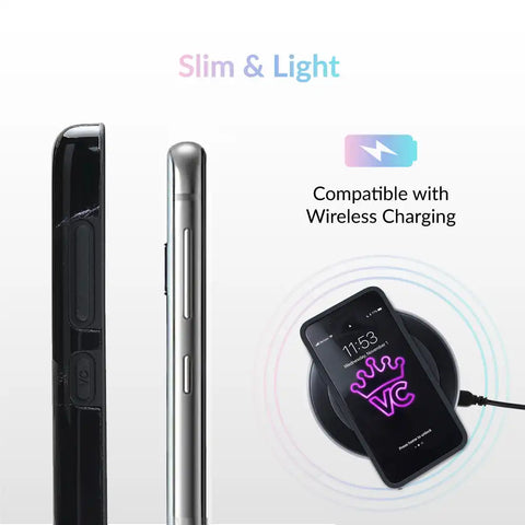 Black Marble Samsung Case
