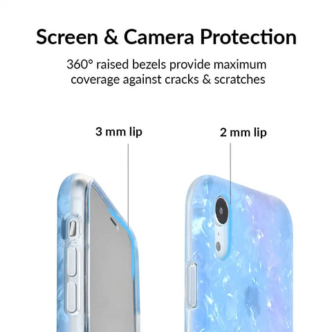 Blue Opal Quartz iPhone Case