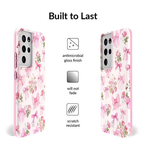 Posie Pink Bow Samsung Case