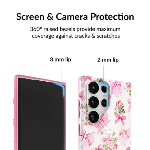 Posie Pink Bow Samsung Case
