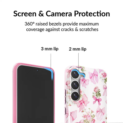 Posie Pink Bow Samsung Case