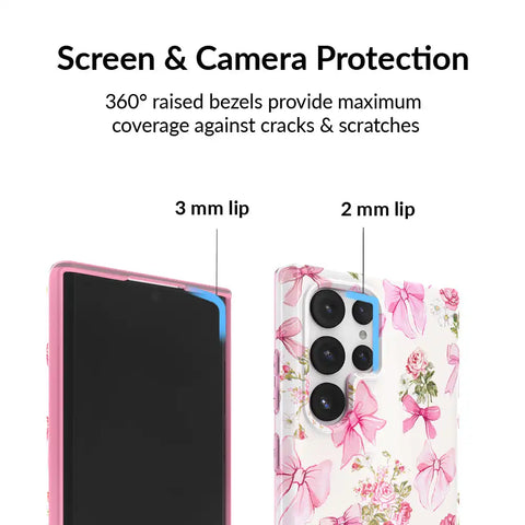 Posie Pink Bow Samsung Case