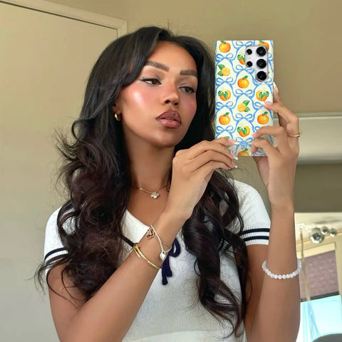 Orange Blossom Samsung Case
