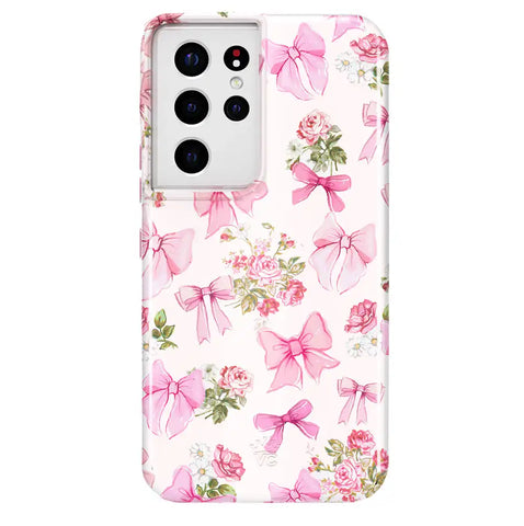 Posie Pink Bow Samsung Case