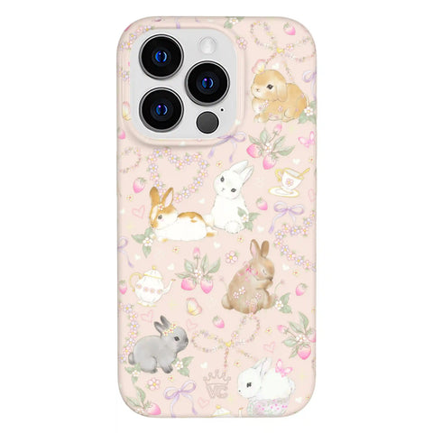 Bunnies & Bows iPhone Case