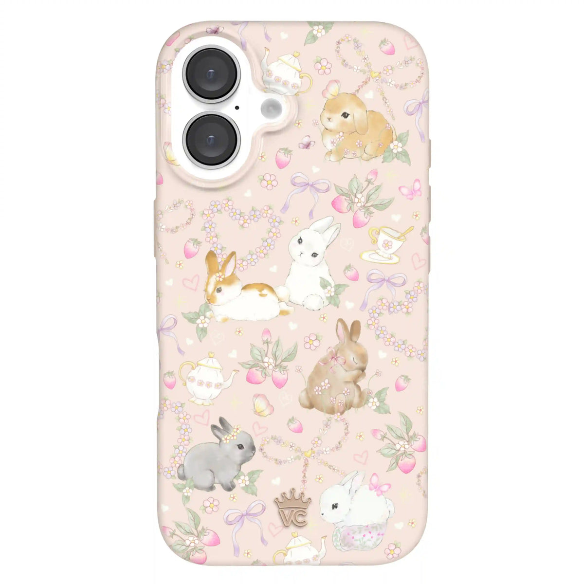 Bunnies & Bows iPhone Case