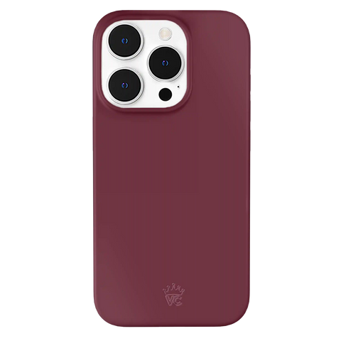 Burgundy 1990 iPhone Case