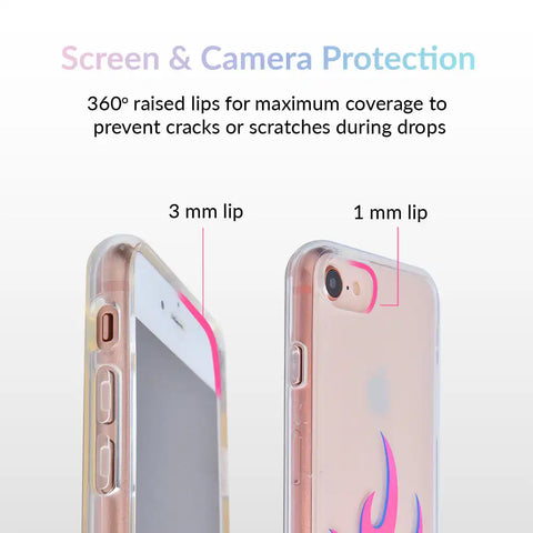 Flames Clear iPhone Case