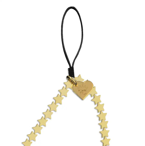 Gold Stars Phone Charm