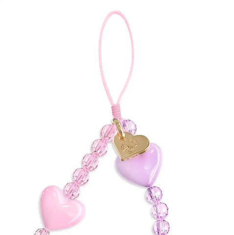 Rainbow Heart Phone Charm