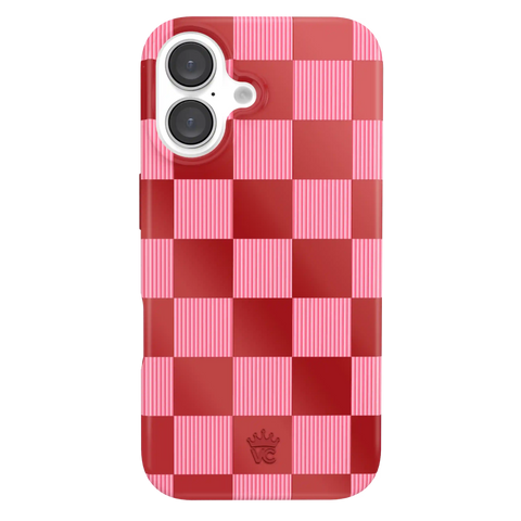 Rose Vibe Checkered iPhone Case