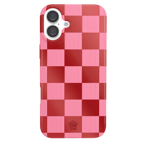 Rose Vibe Checkered iPhone Case