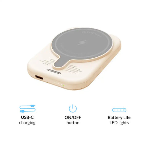 Mon Cheri Cherry Portable MagSafe Charger Power Pack