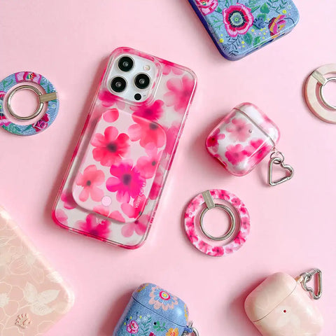 Cherry Blossom Portable MagSafe Charger Power Pack