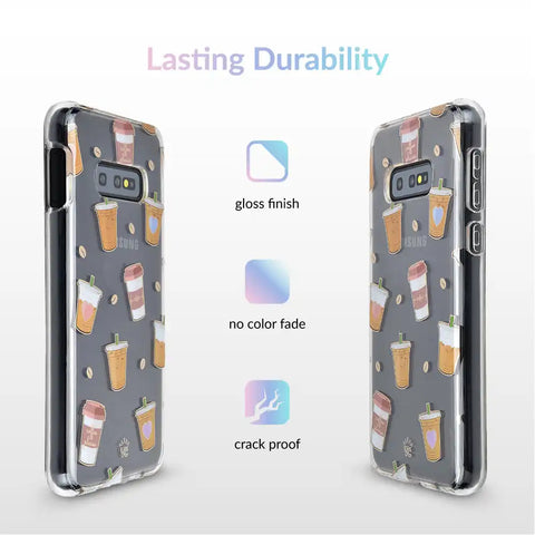 Coffee First Clear Samsung Galaxy Case