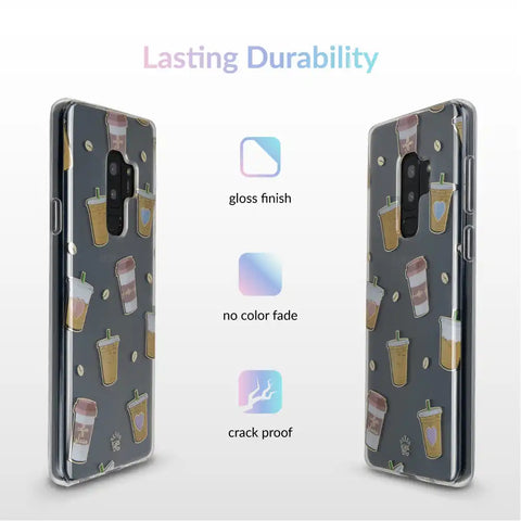 Coffee First Clear Samsung Galaxy Case